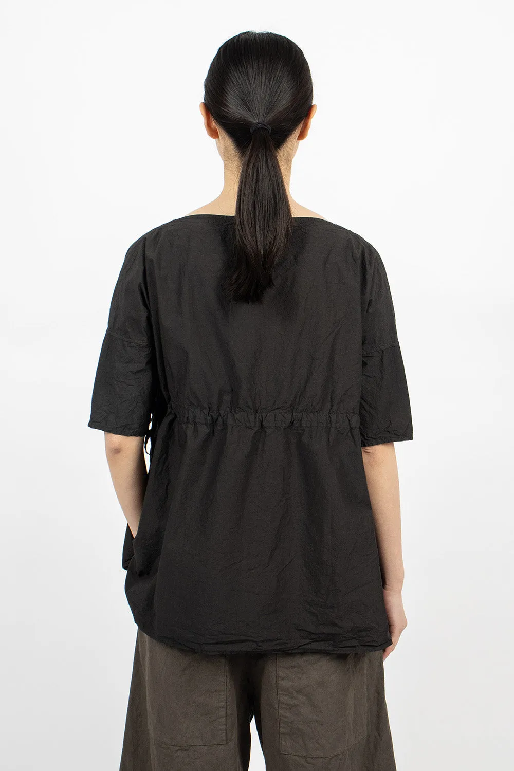 12_116 Drawstring T-Shirt TC Black