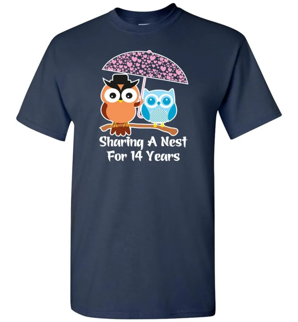 14 Years Wedding Anniversary Gifts Valentine's Day T-shirt