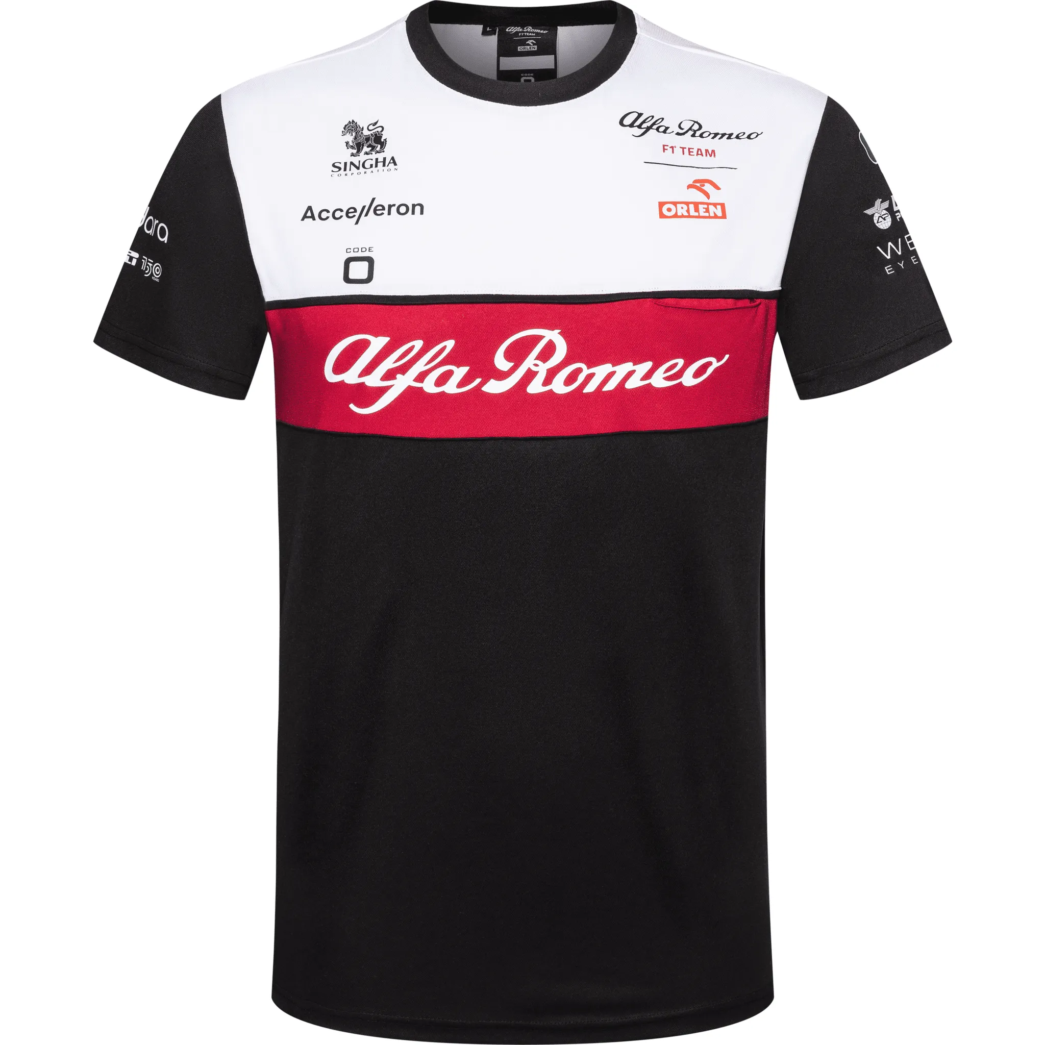 Alfa Romeo Racing F1 2022 Men's Team T-Shirt - Black