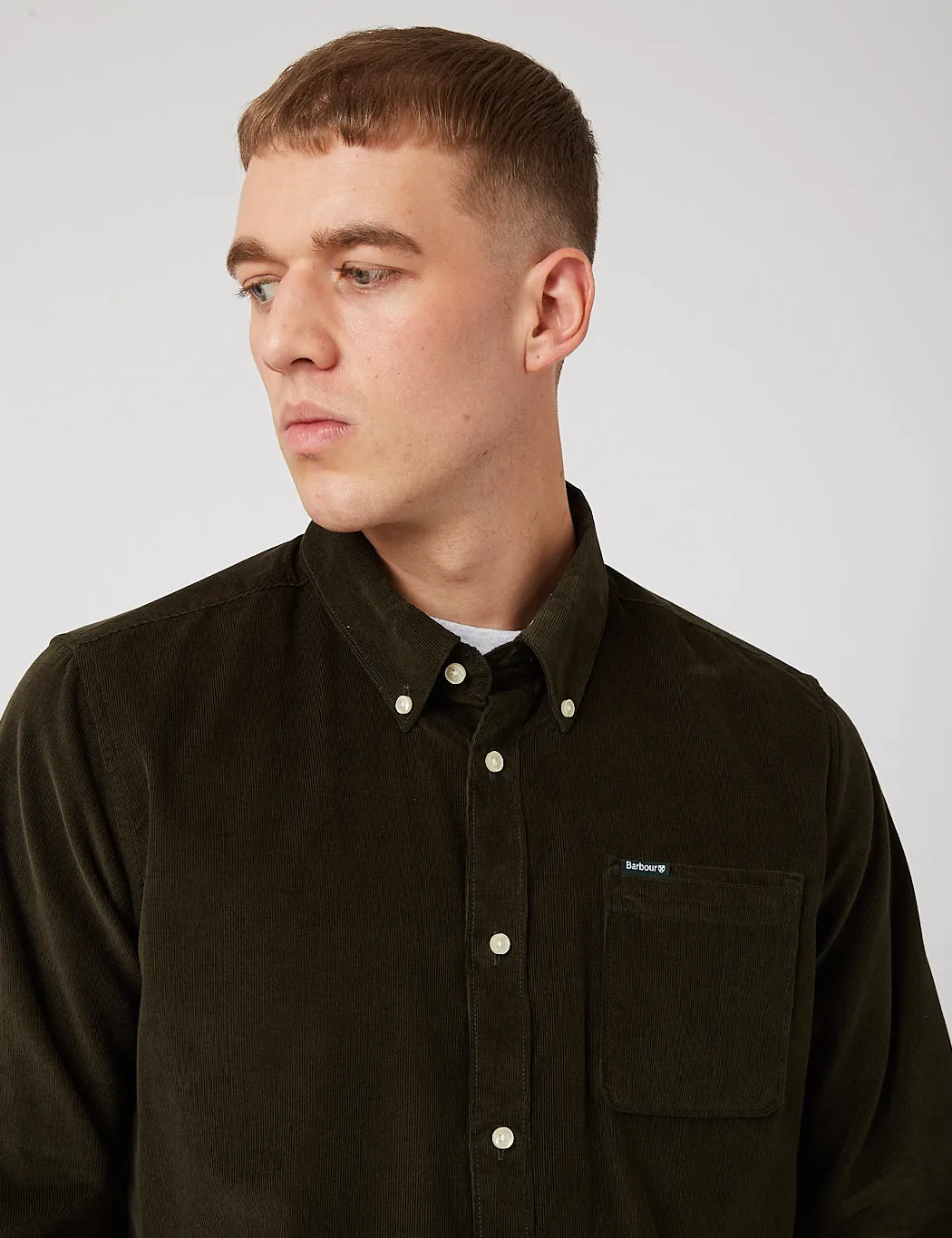 Barbour Ramsey Tailored Shirt - Forest Green