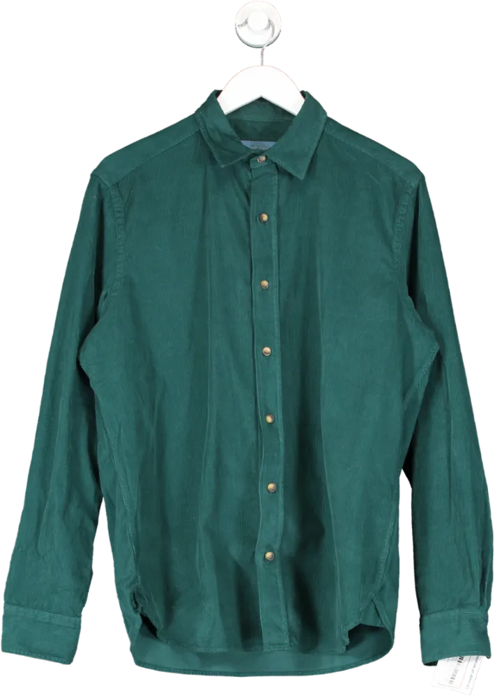 Beaufort & Blake Green Stroud Cord Shirt UK M