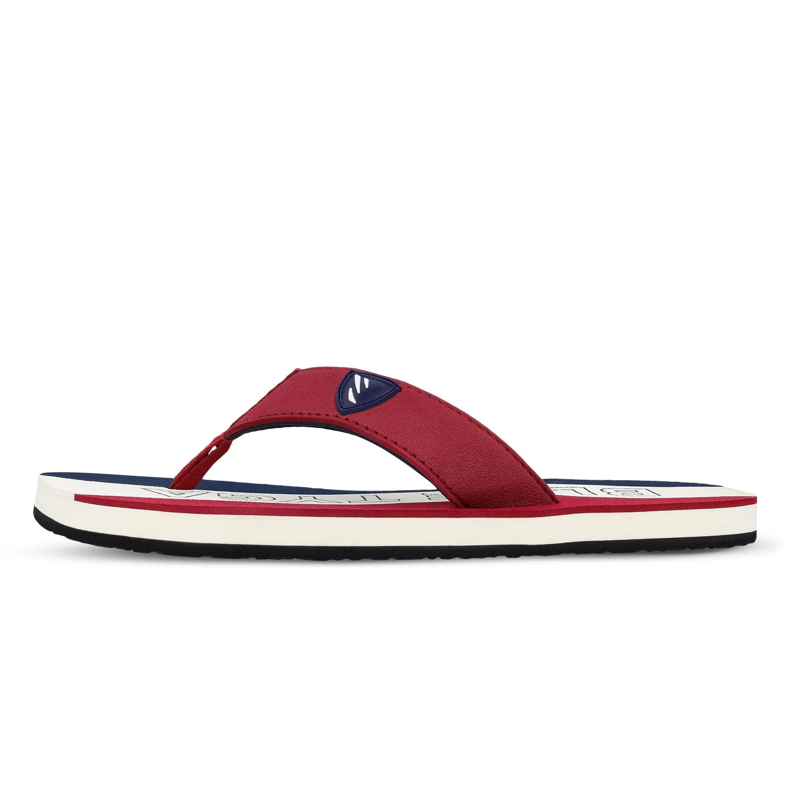 Blue Tyga Gents Flip Flop Thong  - BT4274 Maroon Blue