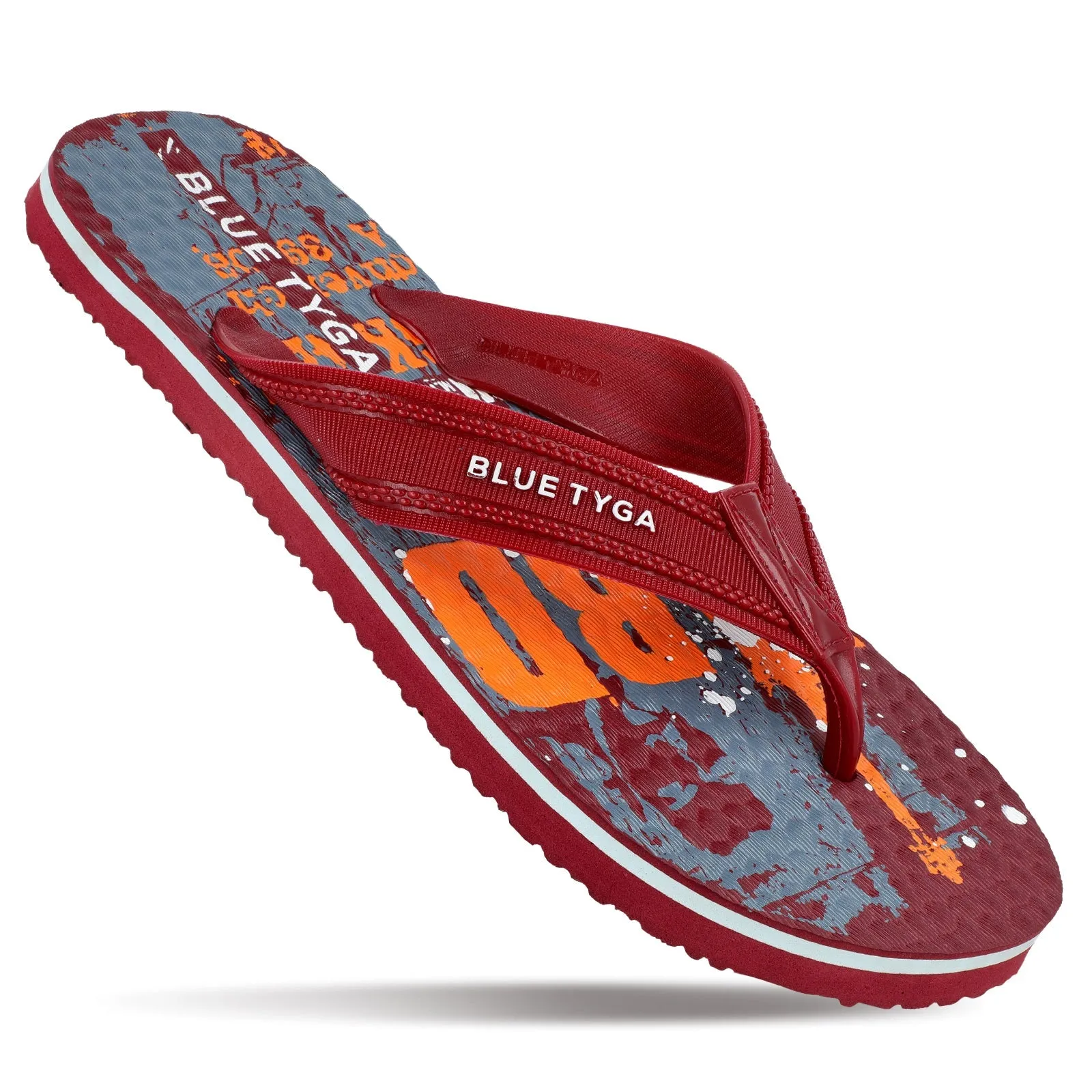 Blue Tyga Gents Flip Flop Thong  - BTG702 Maroon