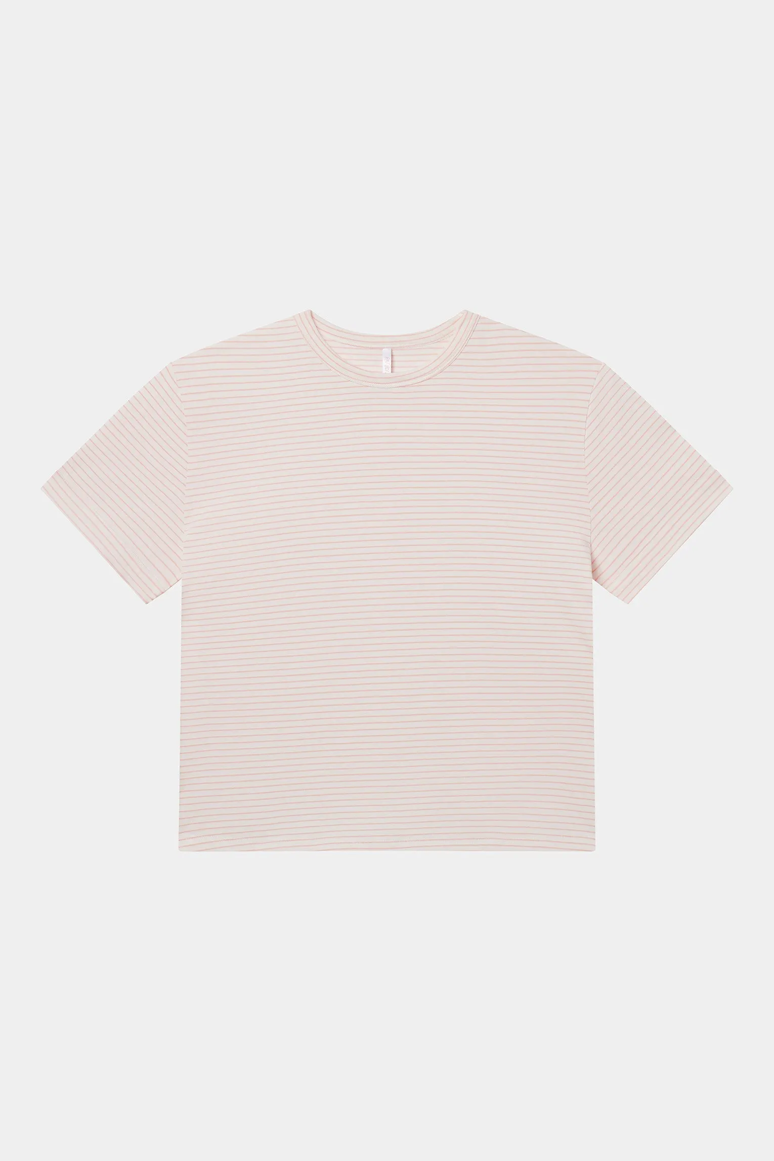 BOIFRIEND T-SHIRT IN PINK STRIPE