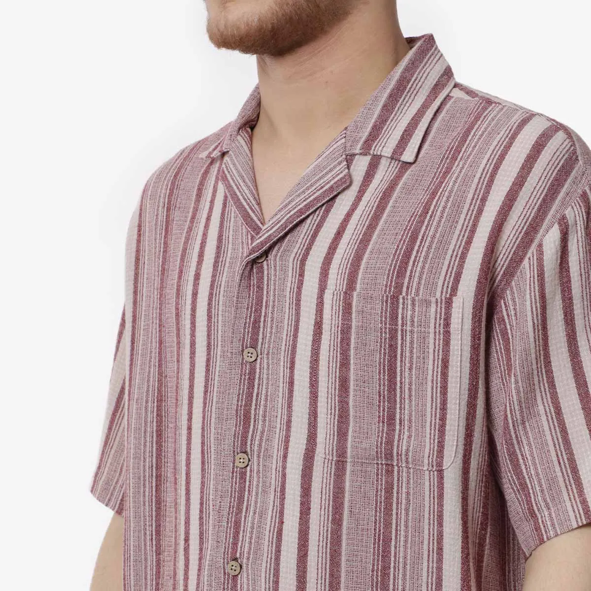 Brixton Bunker Seersucker Woven Shirt