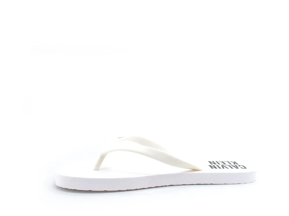 CALVIN KLEIN Ciabatta Infradito Flip Flop White HW0HW00904