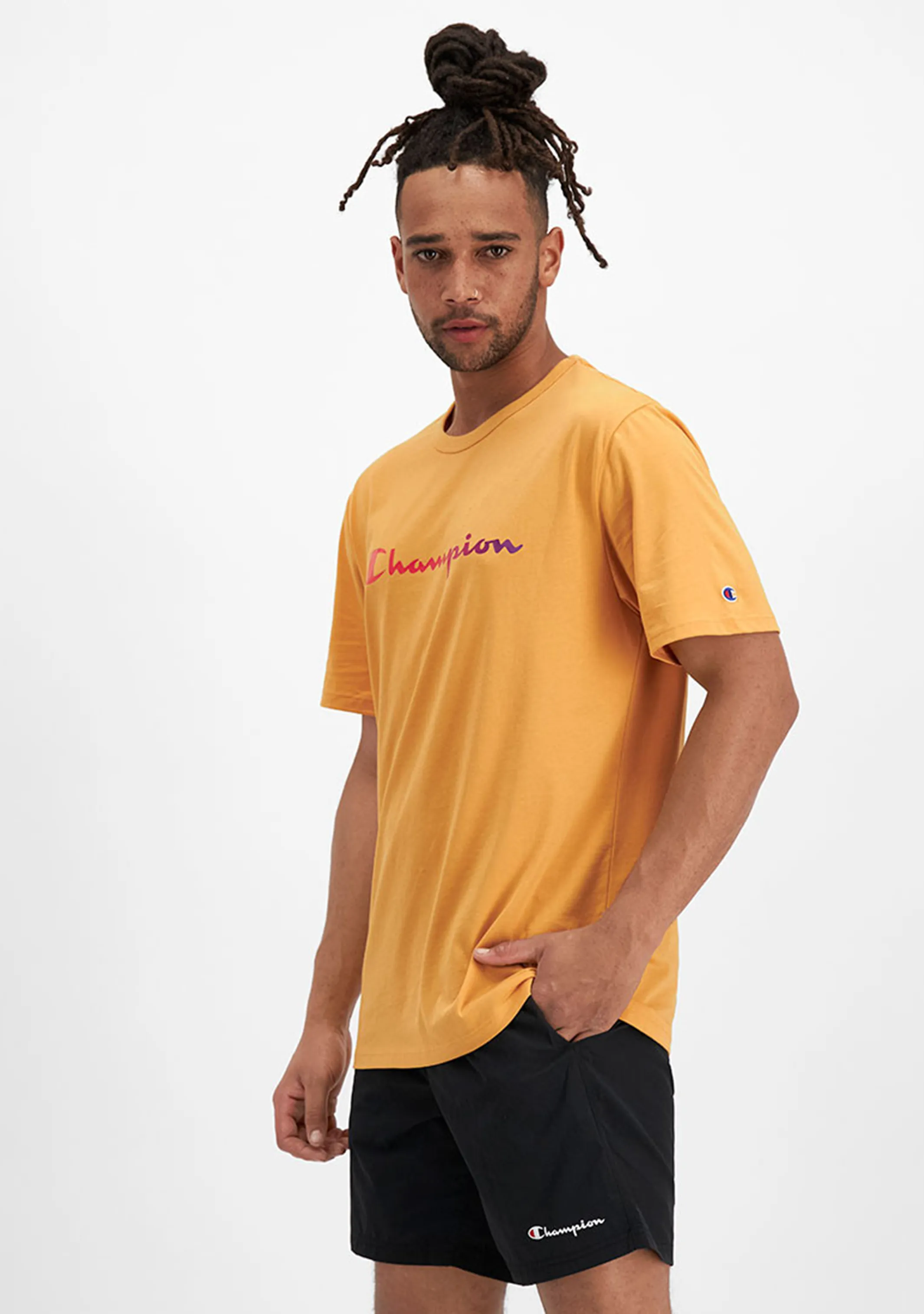 Champion Mens Ombre Script Tee <br> AVPPN PZW