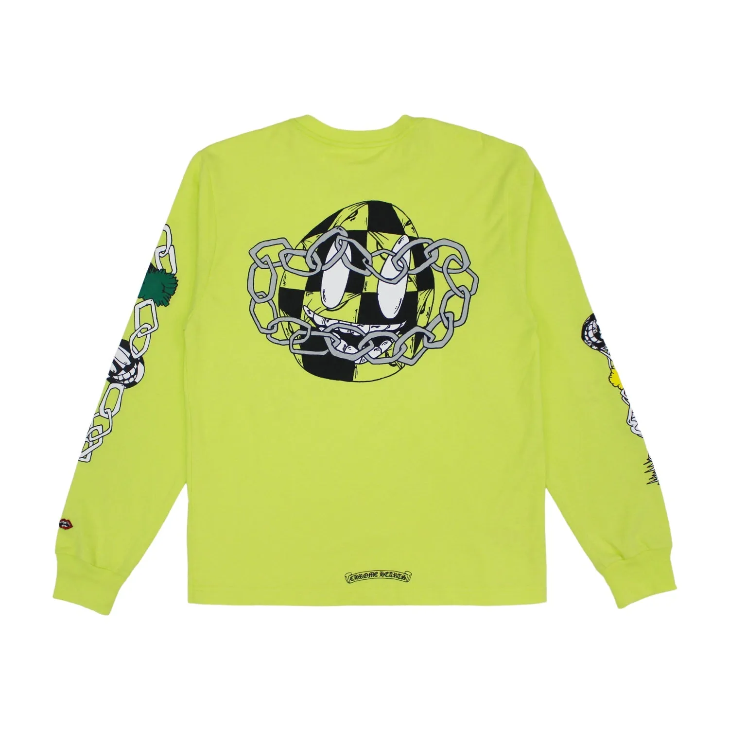 Chrome Hearts Matty Boy Link L/S T-shirt Lime Green