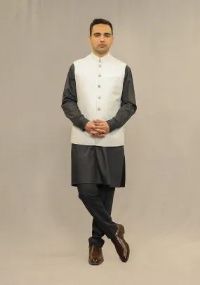 Classic Jamawar Pristine Traditional Waistcoat