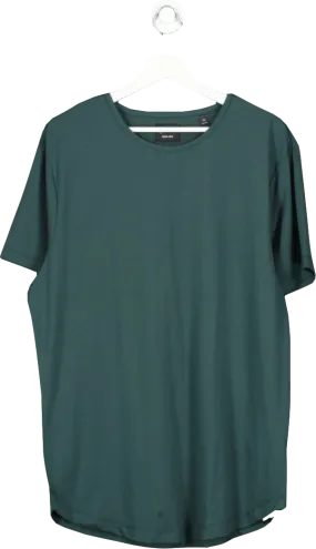 CUTS Green Curve Hem Tee UK XXL