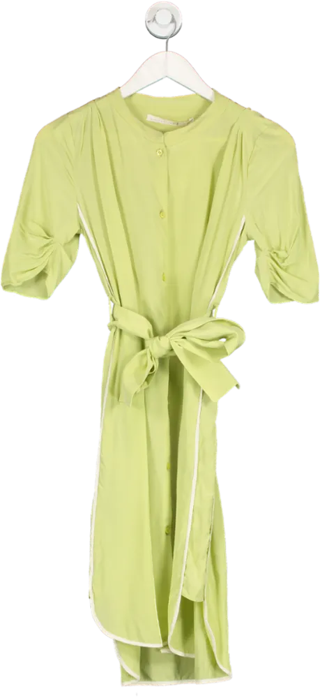 Dorothee Schumacher Green Belted Shirt Dress UK S