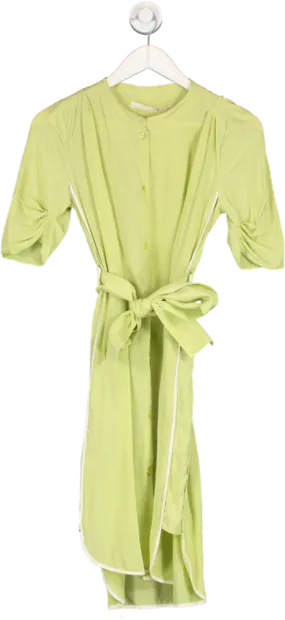 Dorothee Schumacher Green Belted Shirt Dress UK S