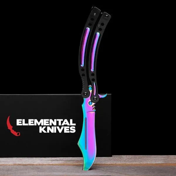 Fade Folding Butterfly Knife