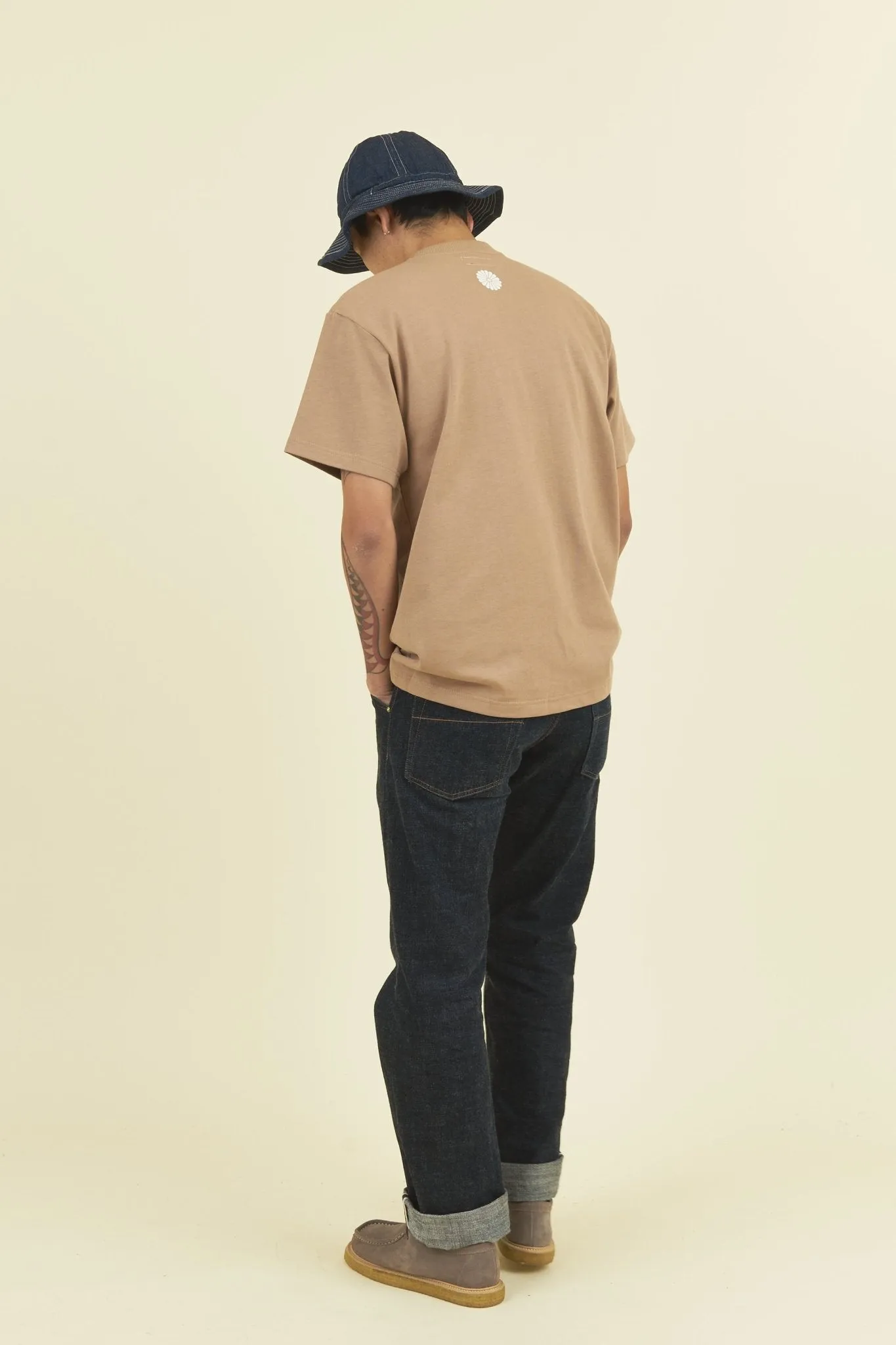 Godspeed 'Zenith' Heavyweight Organic T-Shirt - Brown