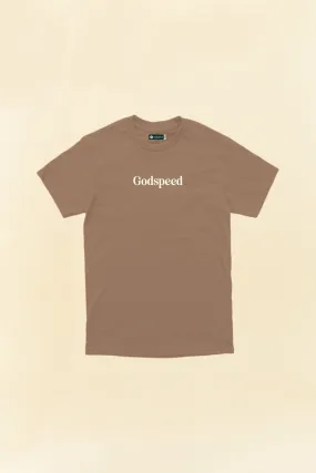 Godspeed 'Zenith' Heavyweight Organic T-Shirt - Brown