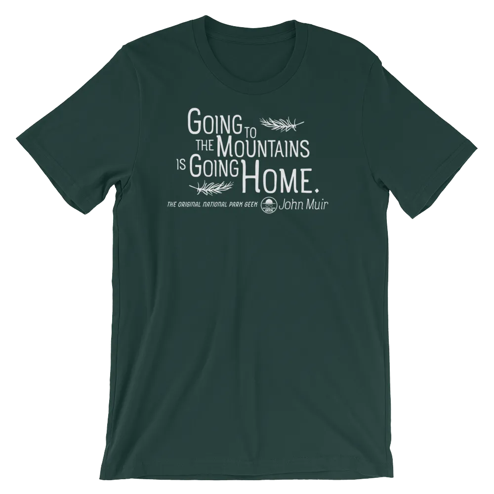 Going To The Mountains T-Shirt - White Logo