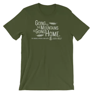 Going To The Mountains T-Shirt - White Logo