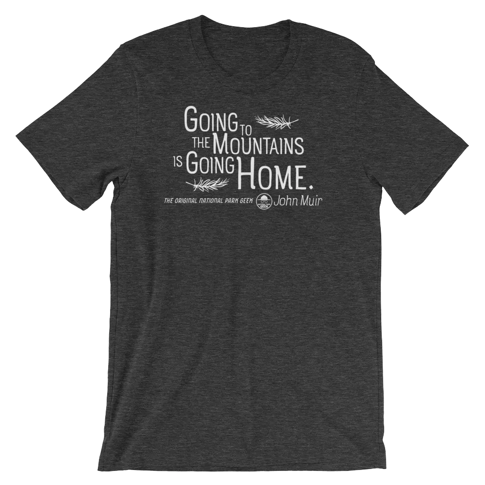 Going To The Mountains T-Shirt - White Logo