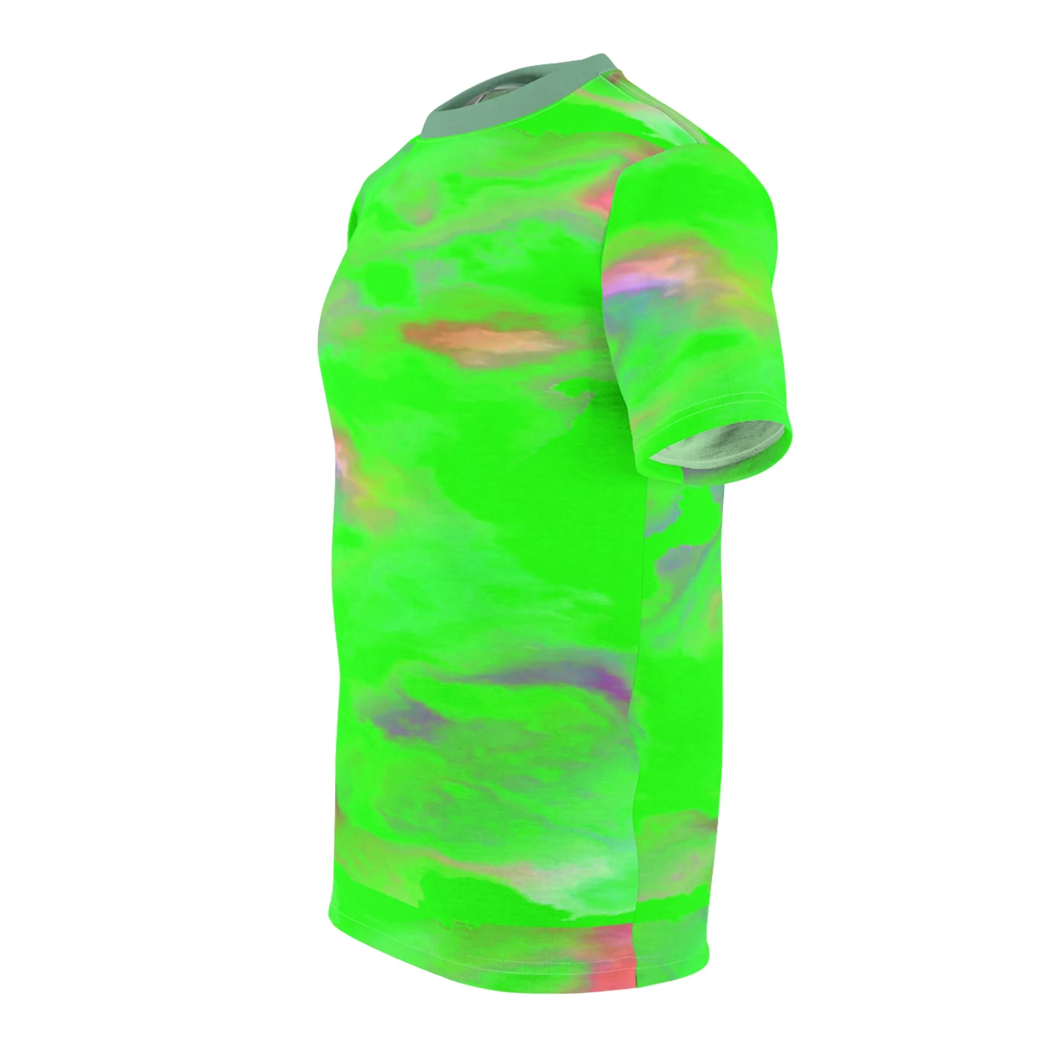 Green Marble Unisex Tee (AOP)