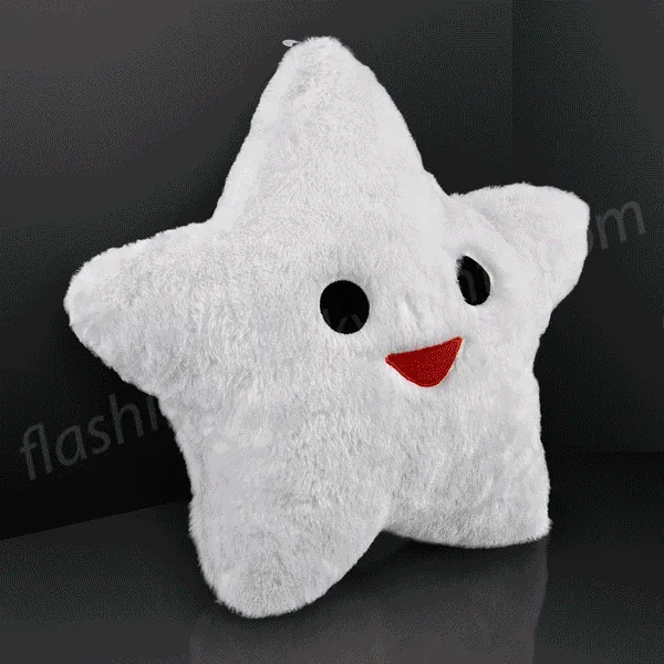 Happy Star Light Up Pillows