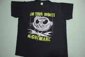 I'm Your Worst Nightmare Before Christmas Burton Vintage Mishi Movie Promo T-Shirt