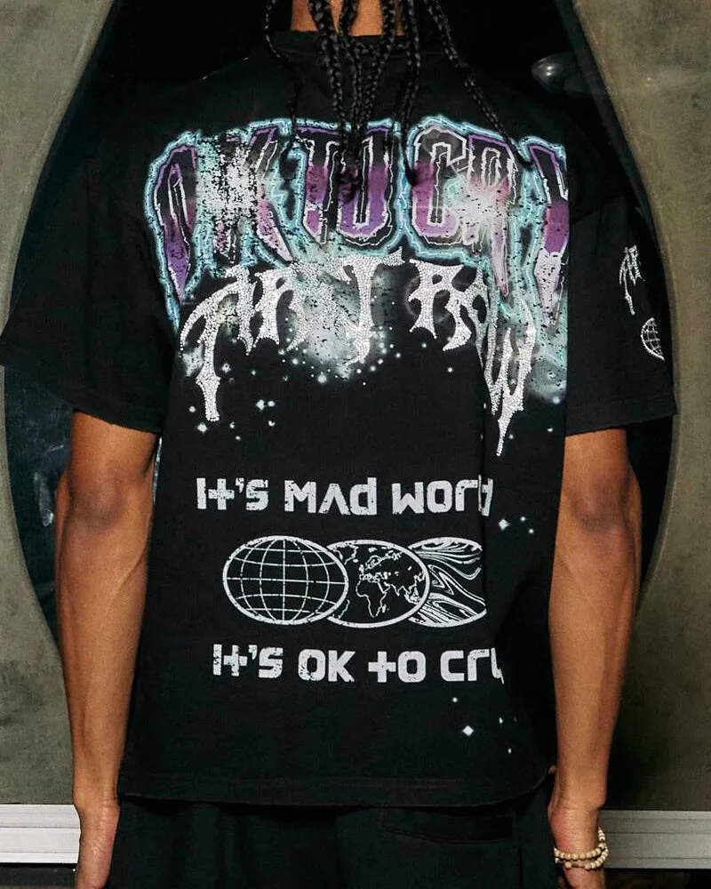 It’s Mad World Ok to Cry Space Tee