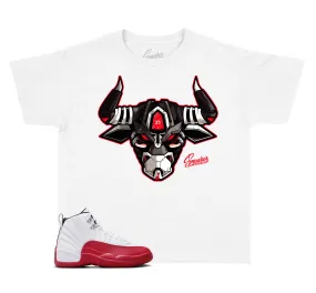 Kids Cherry 12 Shirt - War Bully - White