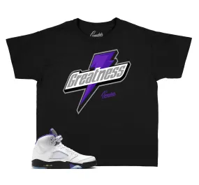 Kids Concord 5 Shirt - Greatness - Black