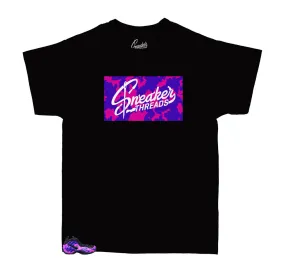 Kid's Foam Purple Camo Shirt - ST Camo Box - Black