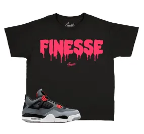 Kids Infrared 4 Shirt - Finesse - Black