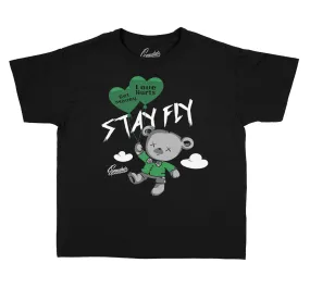 Kids - Pine Green 3 Money Over Love Shirt