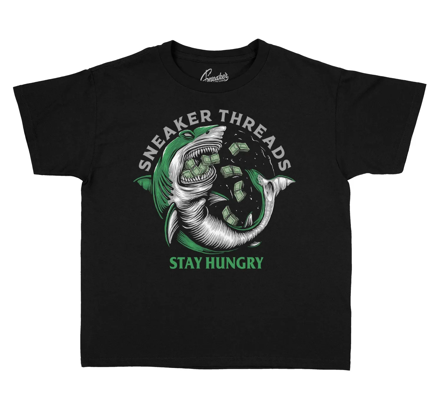 Kids - Pine Green 3 Stay Hungry Shirt