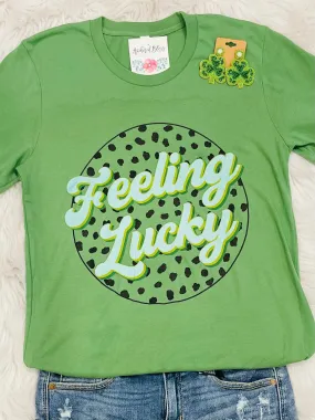 Lucky Dalmatian Circle Graphic Tee