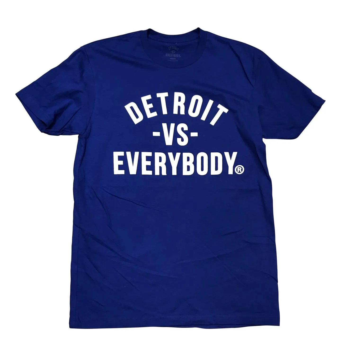 Men's Detroit T-Shirt In Royal Blue/white