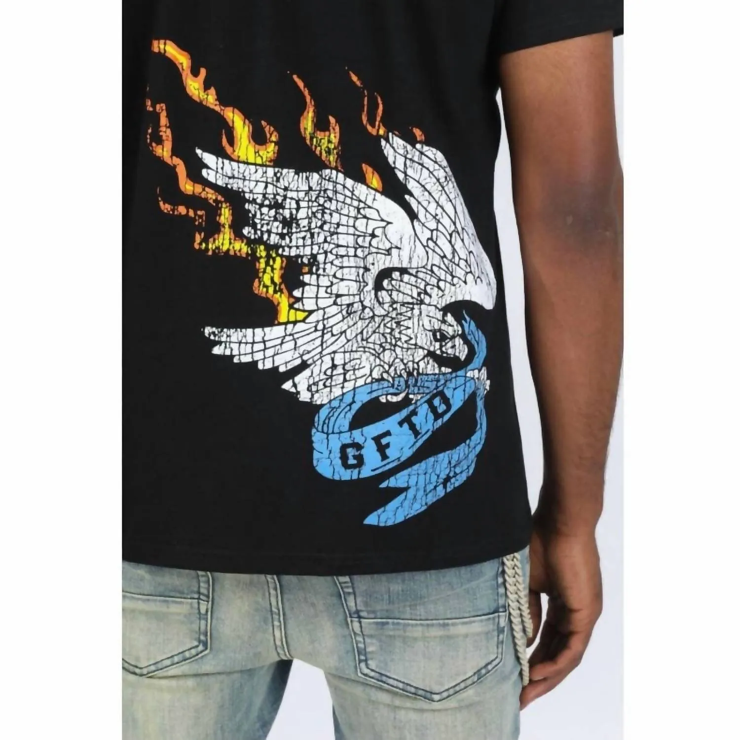 Men's Eagle T-Shirt In Black