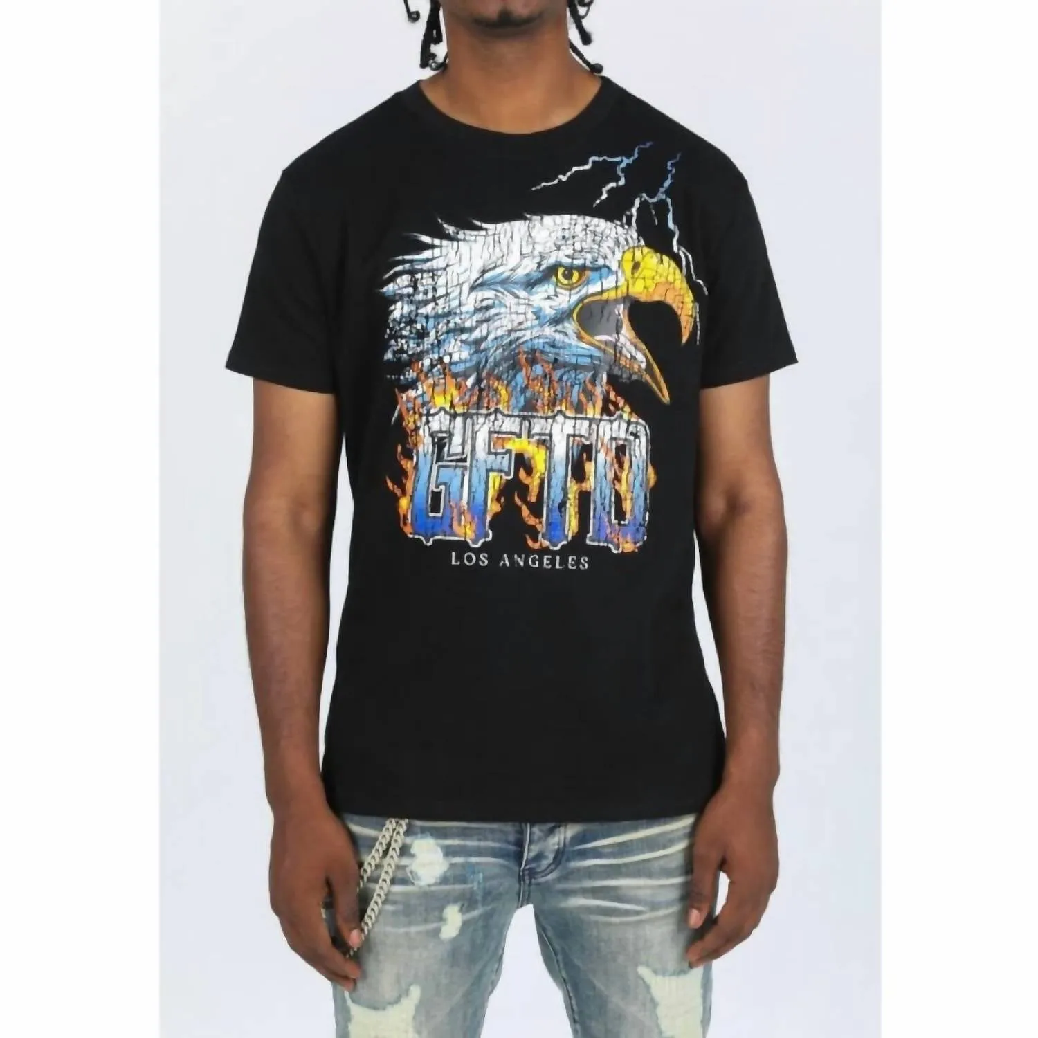 Men's Eagle T-Shirt In Black