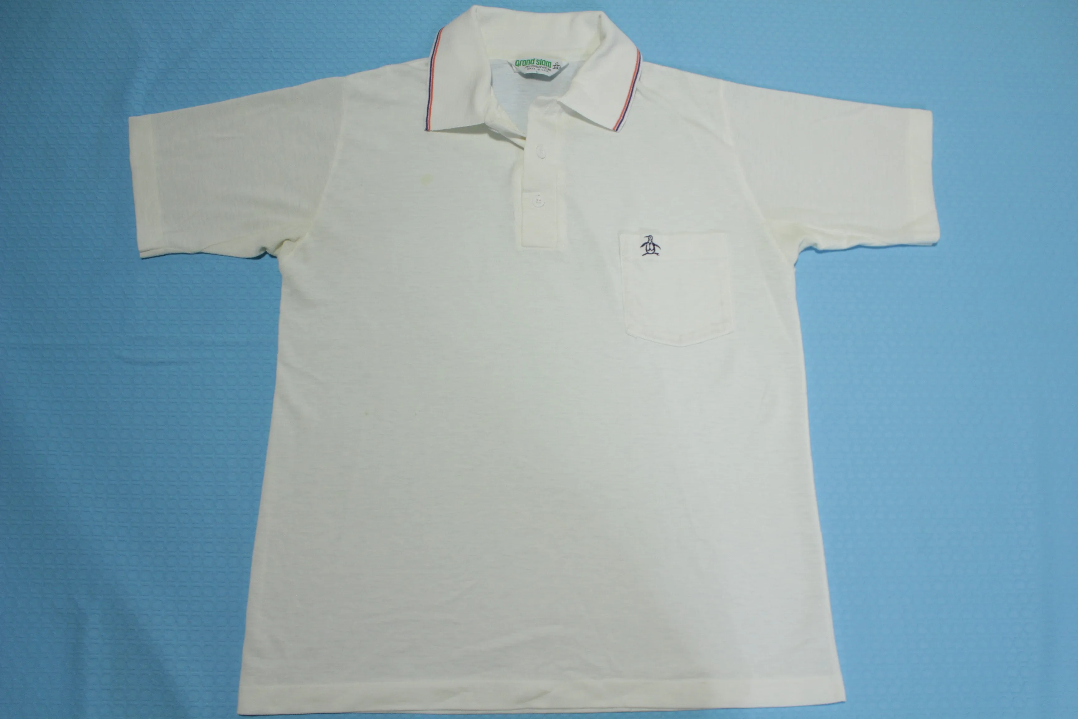 Munsingwear Ultra Thin Penguin Grand Slam Vintage 80's Polo Golf Shirt