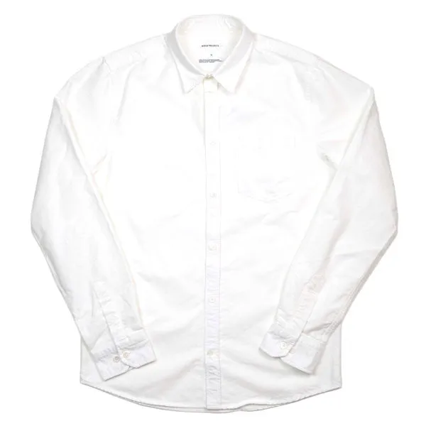 Norse Projects - Anton Heavy Brushed Oxford Shirt - White