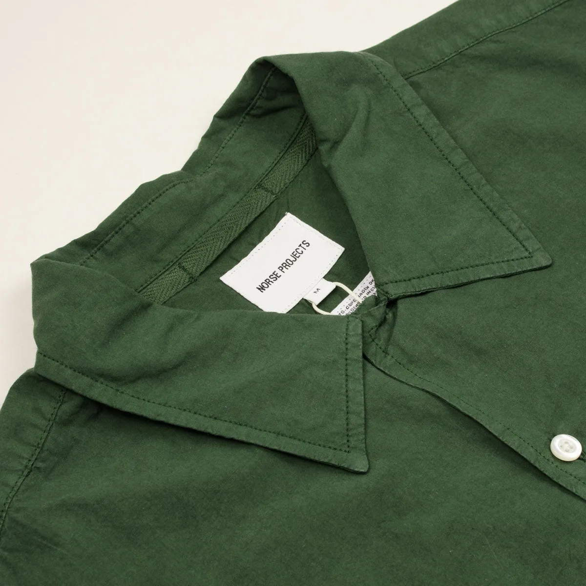 Norse Projects - Carsten Cotton Tencel Shirt - Spruce Green