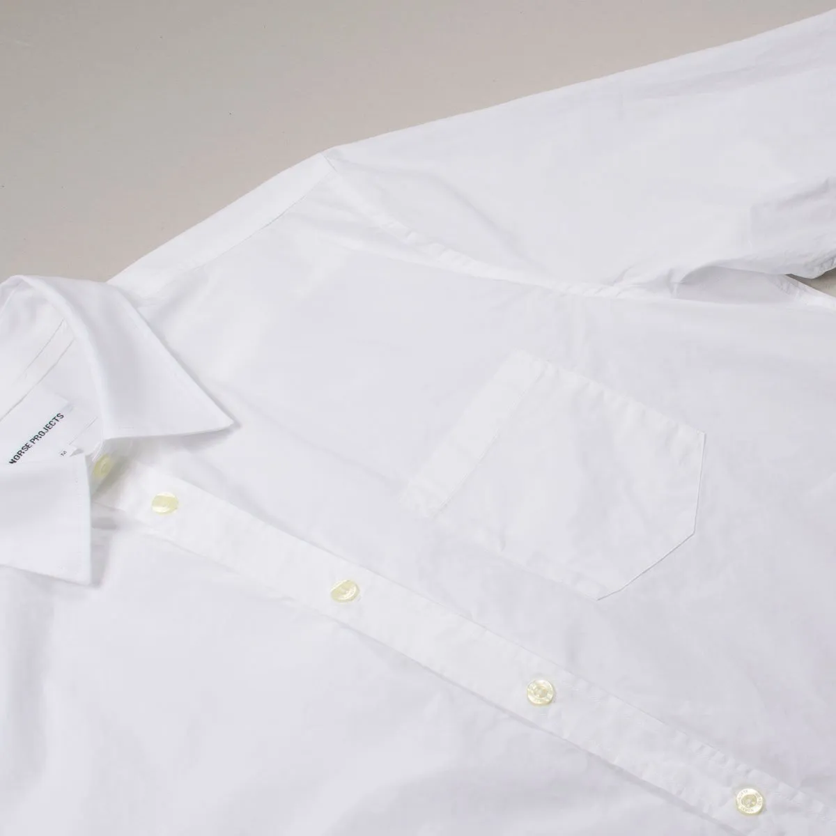 Norse Projects - Osvald Classic Poplin Shirt - White