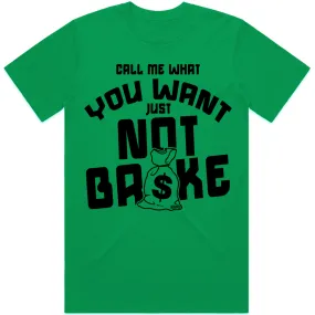 NOT BROKE : Lucky Green Sneaker Tees Shirt (black ink)