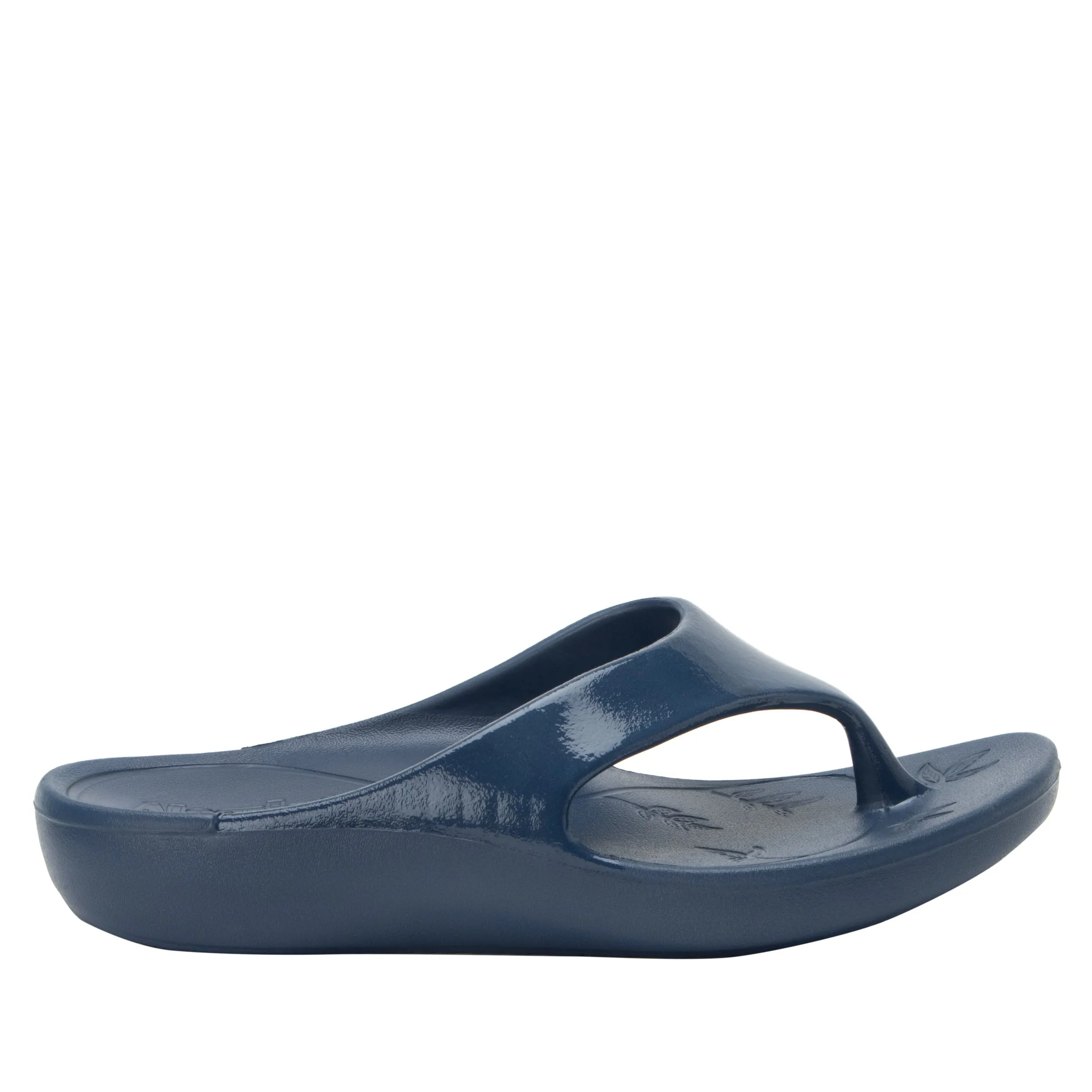 Ode Navy Gloss Sandal