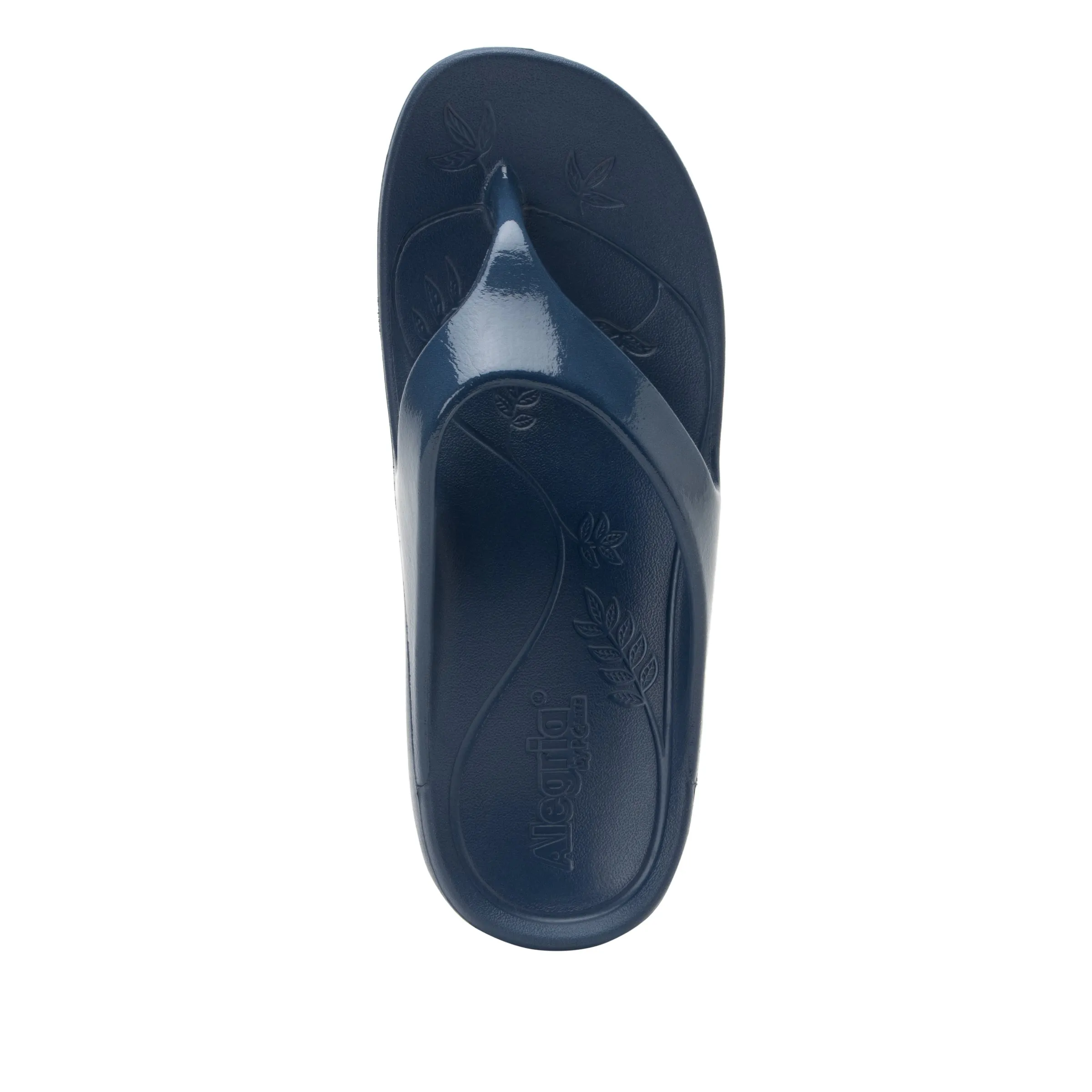 Ode Navy Gloss Sandal