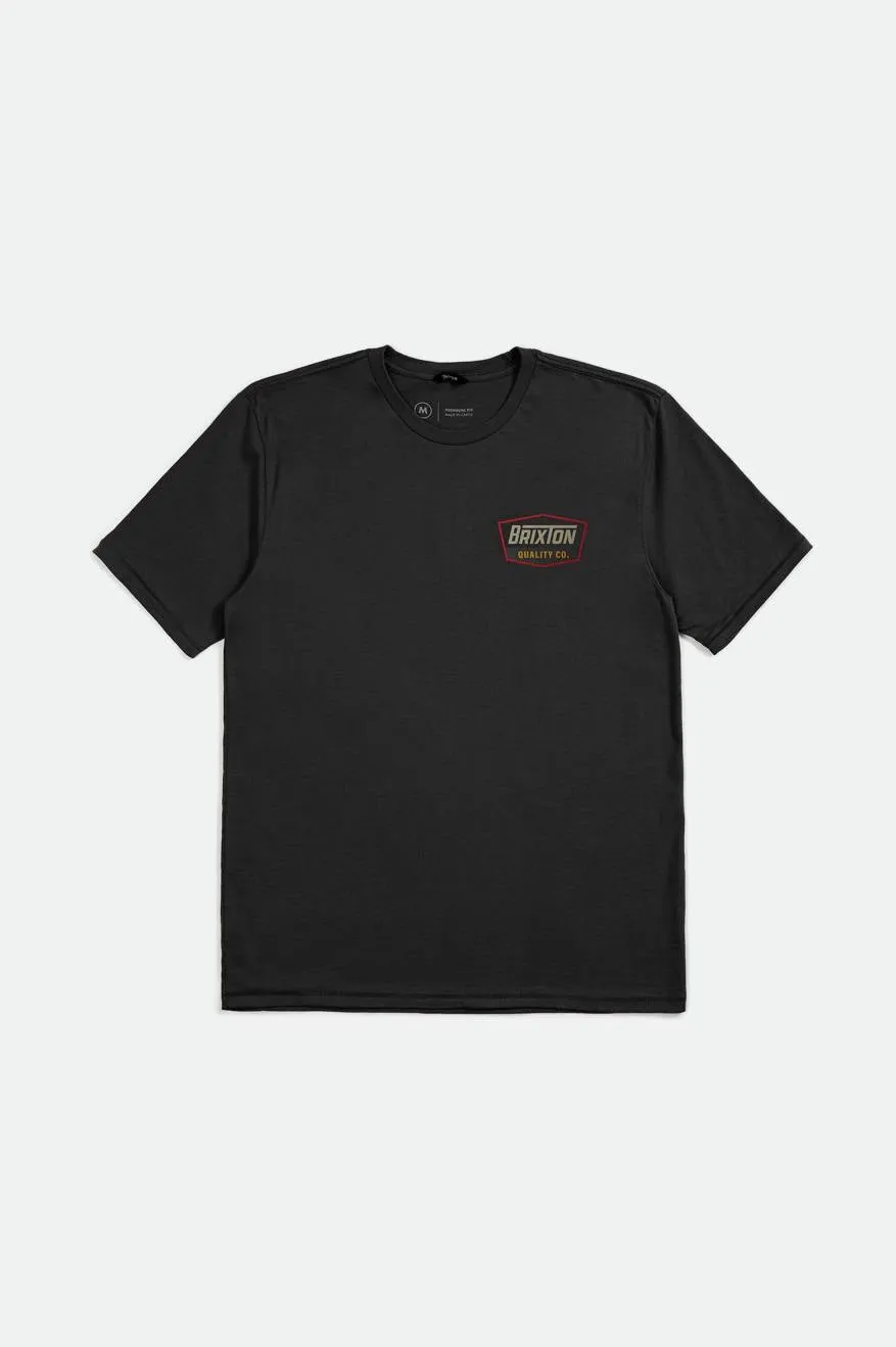 Regal S/S Standard Tee - Black/Sand