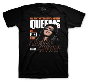 Retro 1 Electro Orange Queens Shirt