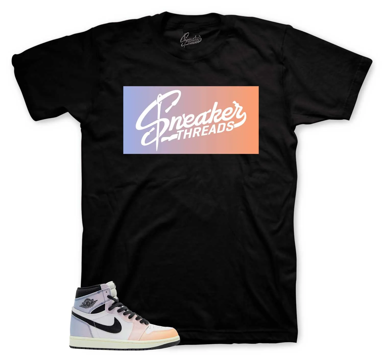 Retro 1 Skyline Shirt - ST Box Logo - Black