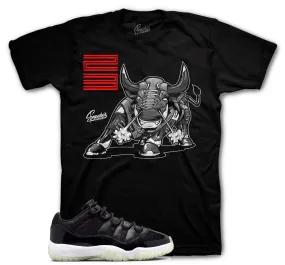 Retro 11 72-10 Shirt - Bull - Black