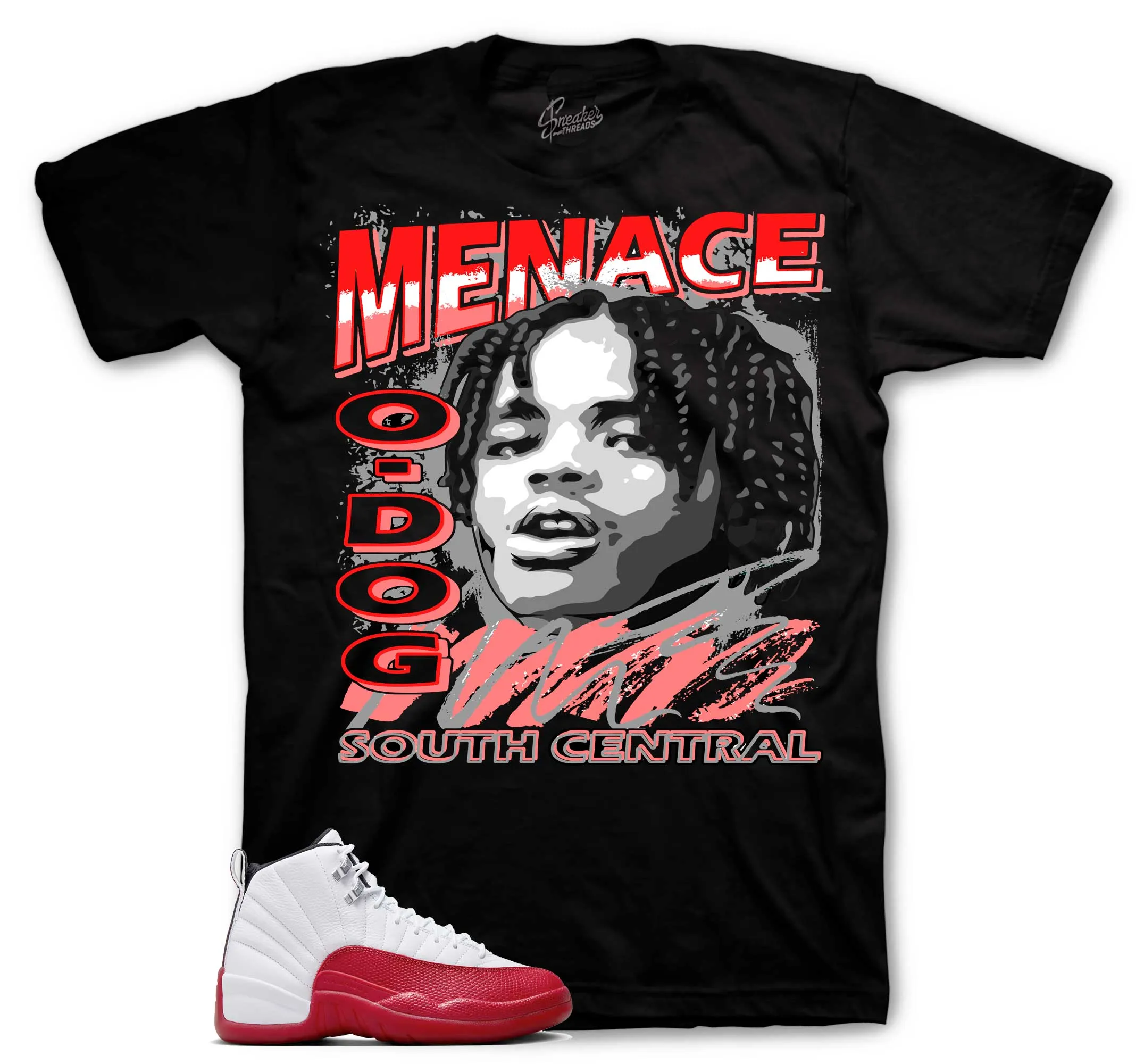 Retro 12 Cherry Shirt - Nineties - Black