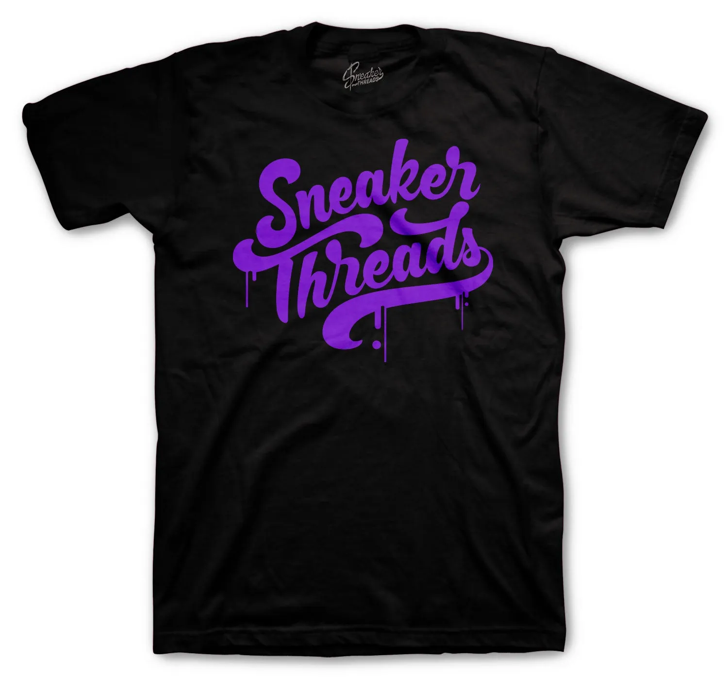 Retro 13 Court Purple Shirt - ST Drip - Black