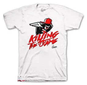 Retro 14 Candy Cane Shirt - Killing the Game - White